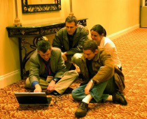 SIGCSE 2005: Elspeth, Dan, Corky and I