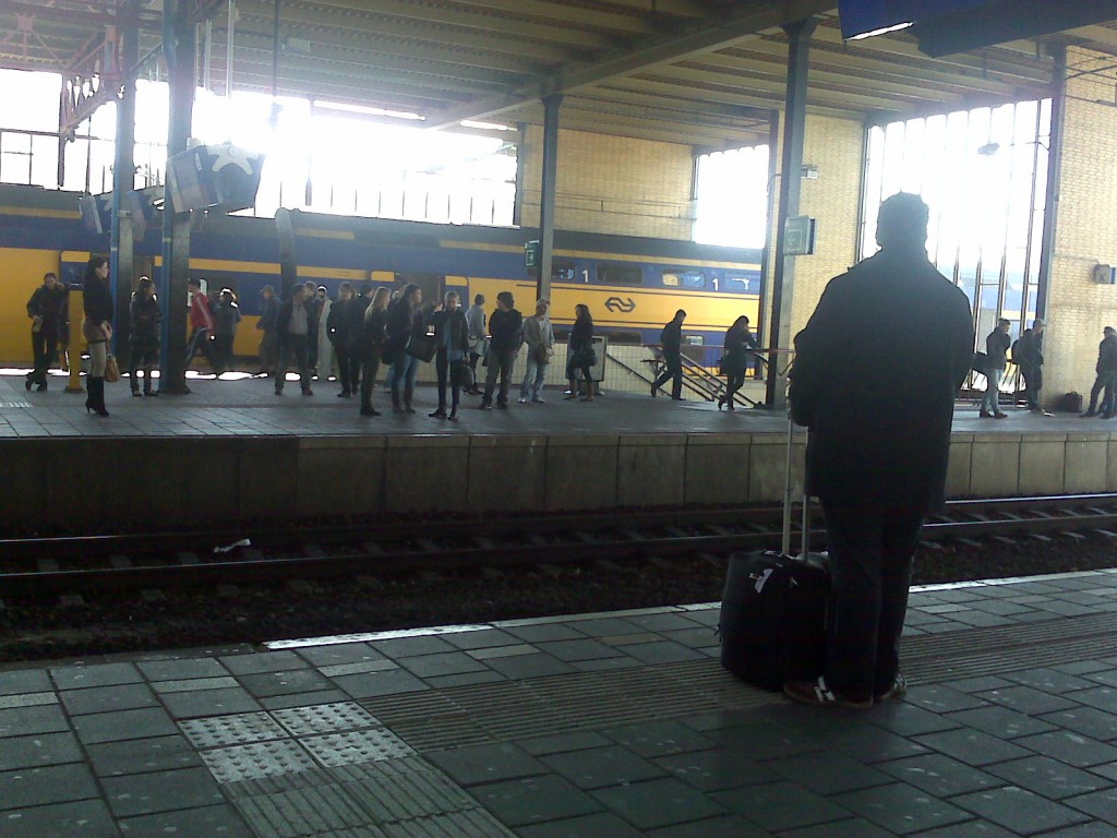 Eindhoven train station, for a quick escape