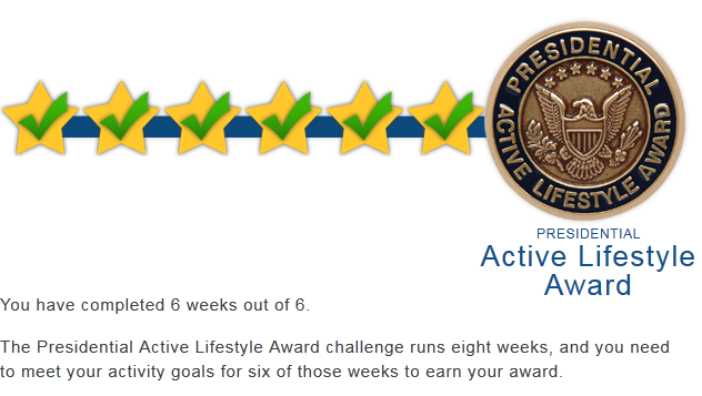 Presidential Active Lifestyle Award