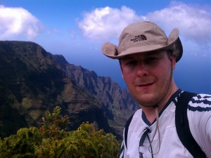 Hiking on Kauai: Na Pali coast.