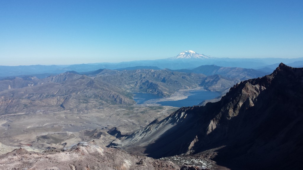 The view from the peak was glorious.