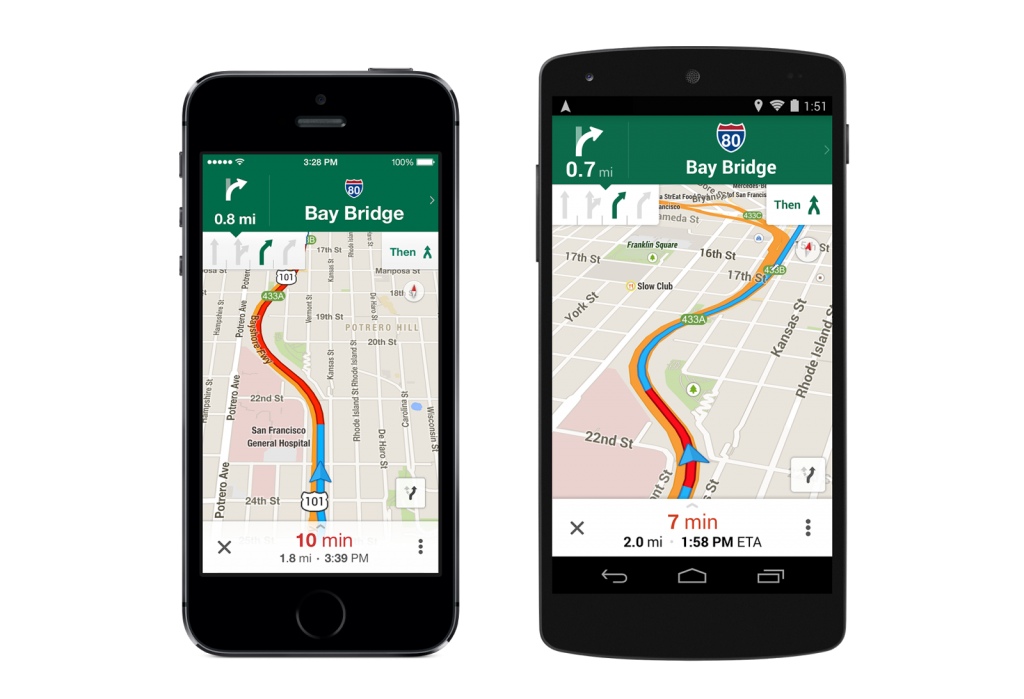 Google Maps 8.0 on Android