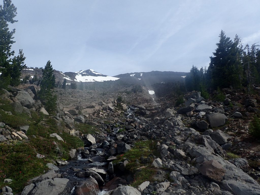 Crossing Morrison Creek.