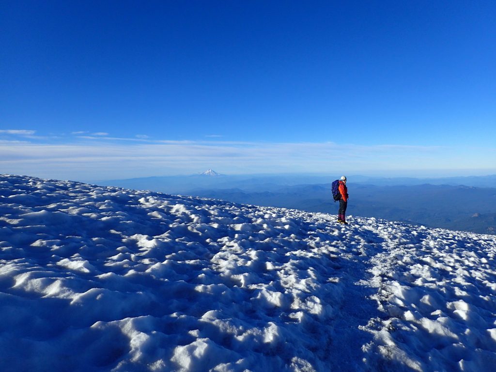 On the way down to the ledge below Pikers Peak.