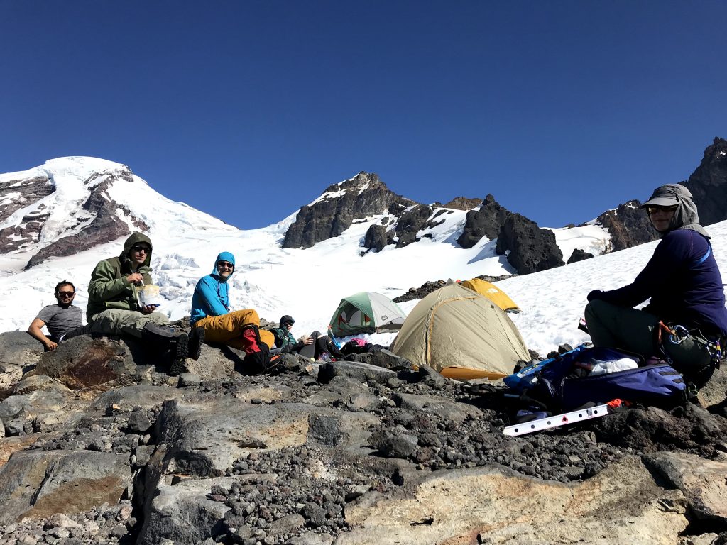 Camp on Saturday at 6800 feet. Photo by Sharon.