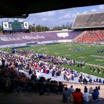 Rice vs. UTSA football game. I've never seen the stadium this full.